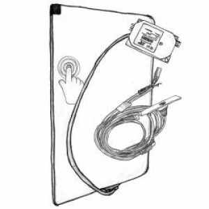 SN1701 резистивное, сенсорное стекло 17''